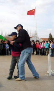 And hit through the ball